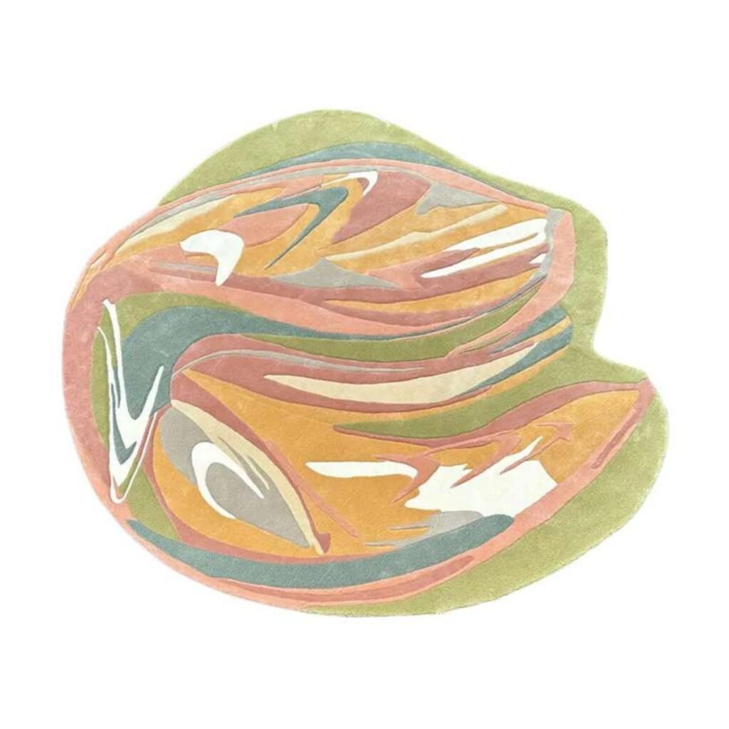 Misshaped Hand Tufted Rug 60
