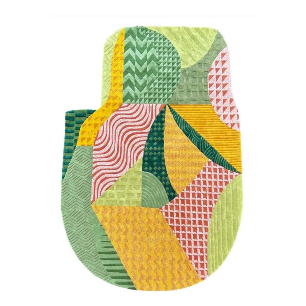 Misshaped Hand Tufted Rug 61