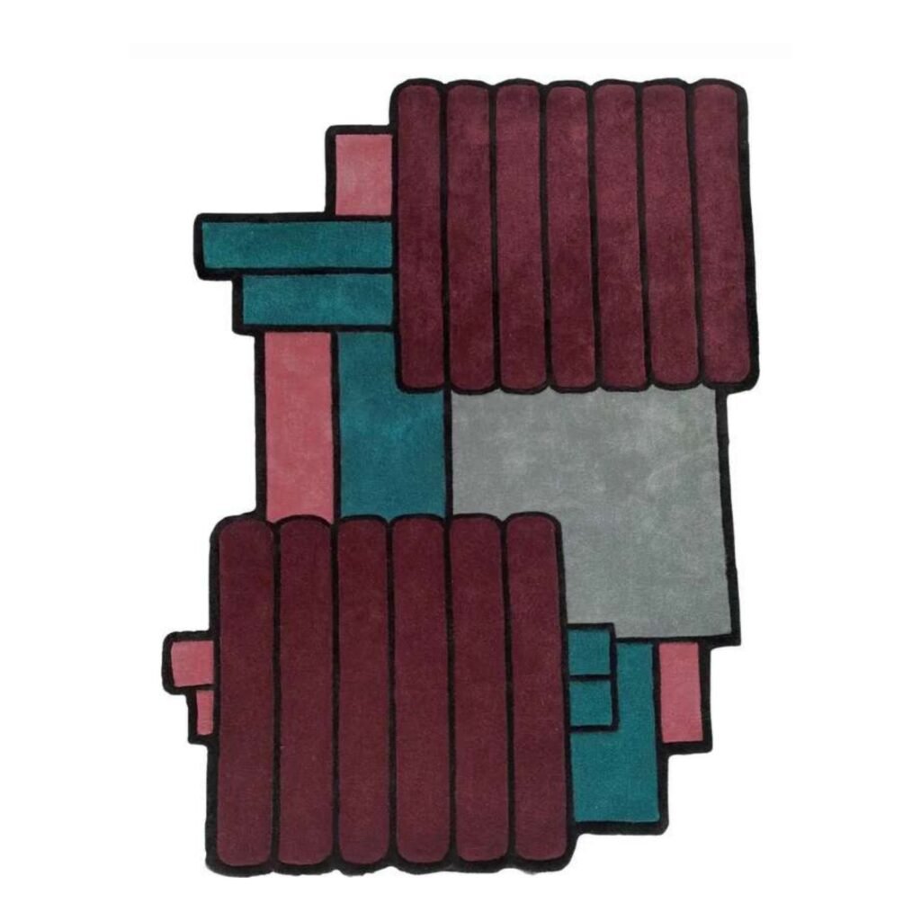 Misshaped Hand Tufted Rug 73